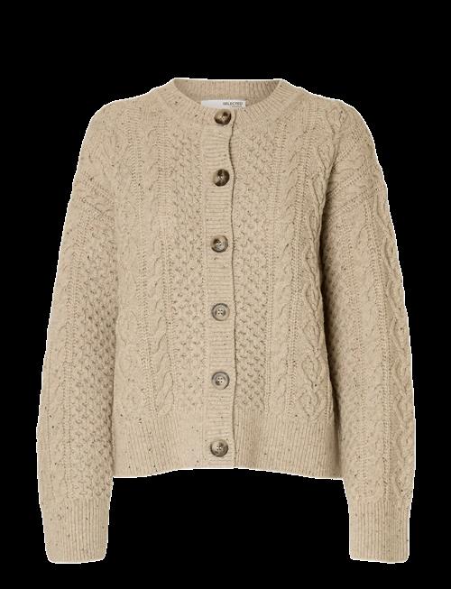 Selected | Slfnelly Ls Knit O-Neck Cardigan | L