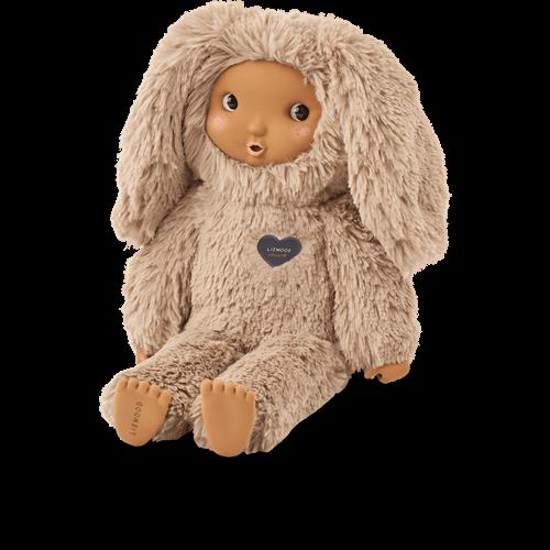 Liewood Misa Ryo Plysdukke Oat  Oat One Size  Creme  One Size  Drenge, Piger