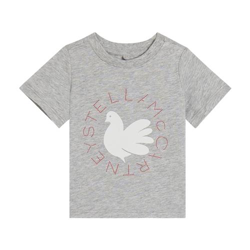 Stella McCartney Kids T-shirt Grigio Medio Melange  Grigio Medio Melange 12 months  Grå  12 måneder  Piger