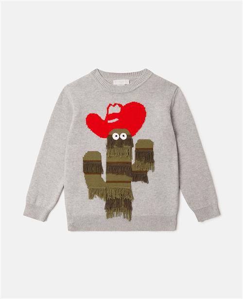 Stella McCartney Kids Striktrøje White  White 5 Y  Hvid  5 år  Drenge