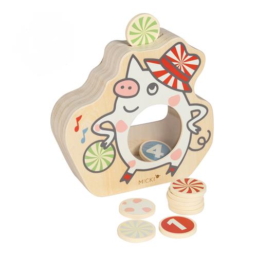 Micki JinglePop Pig Activity Toy Multicolor Multicolor One Size  Beige  One Size 1+ Years Drenge, Piger