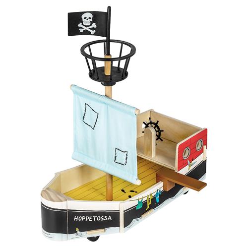 Micki Pippi Hoppetossa Pirate Ship Black Black One Size  Sort  One Size 3+ Years Drenge, Piger