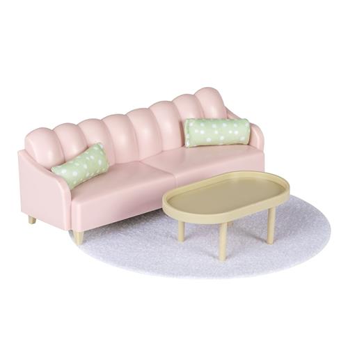 Lundby Basic Living Room Pink Pink One Size  Lyserød  One Size 3+ Years Drenge, Piger