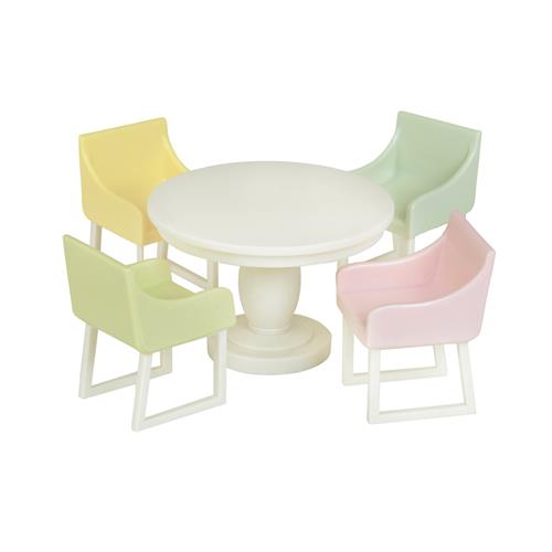 Lundby Basic Dining Room Multicolor Multicolor One Size  Hvid  One Size 3+ Years unisex