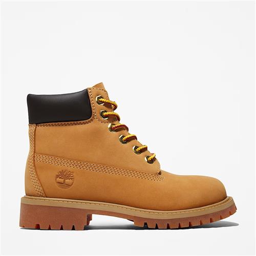 Timberland Timberland Premium 6 Inch Lace Up Waterproof Boot Wheat Wheat 32 EU  Brun  32 EU  unisex