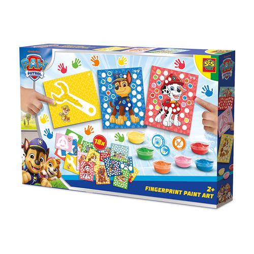SES Creative Paw Patrol  Fingerpaint  Print Art Blue One Size  Blå  One Size 2-4 Years unisex