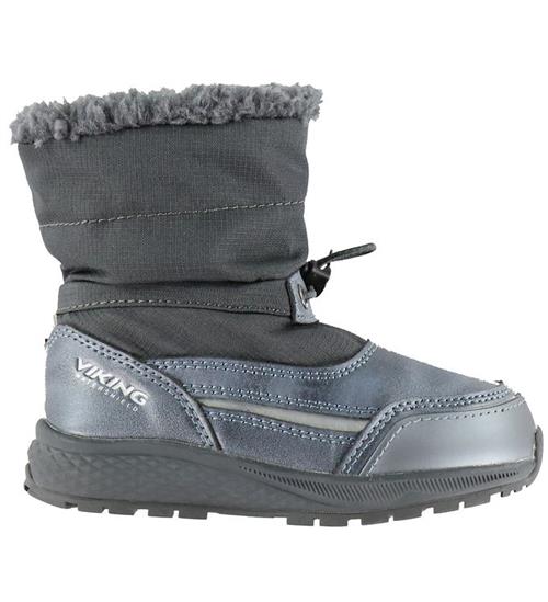 Viking Vinterstøvler - Equip Shine Warm WP Pull-On - Charcoal