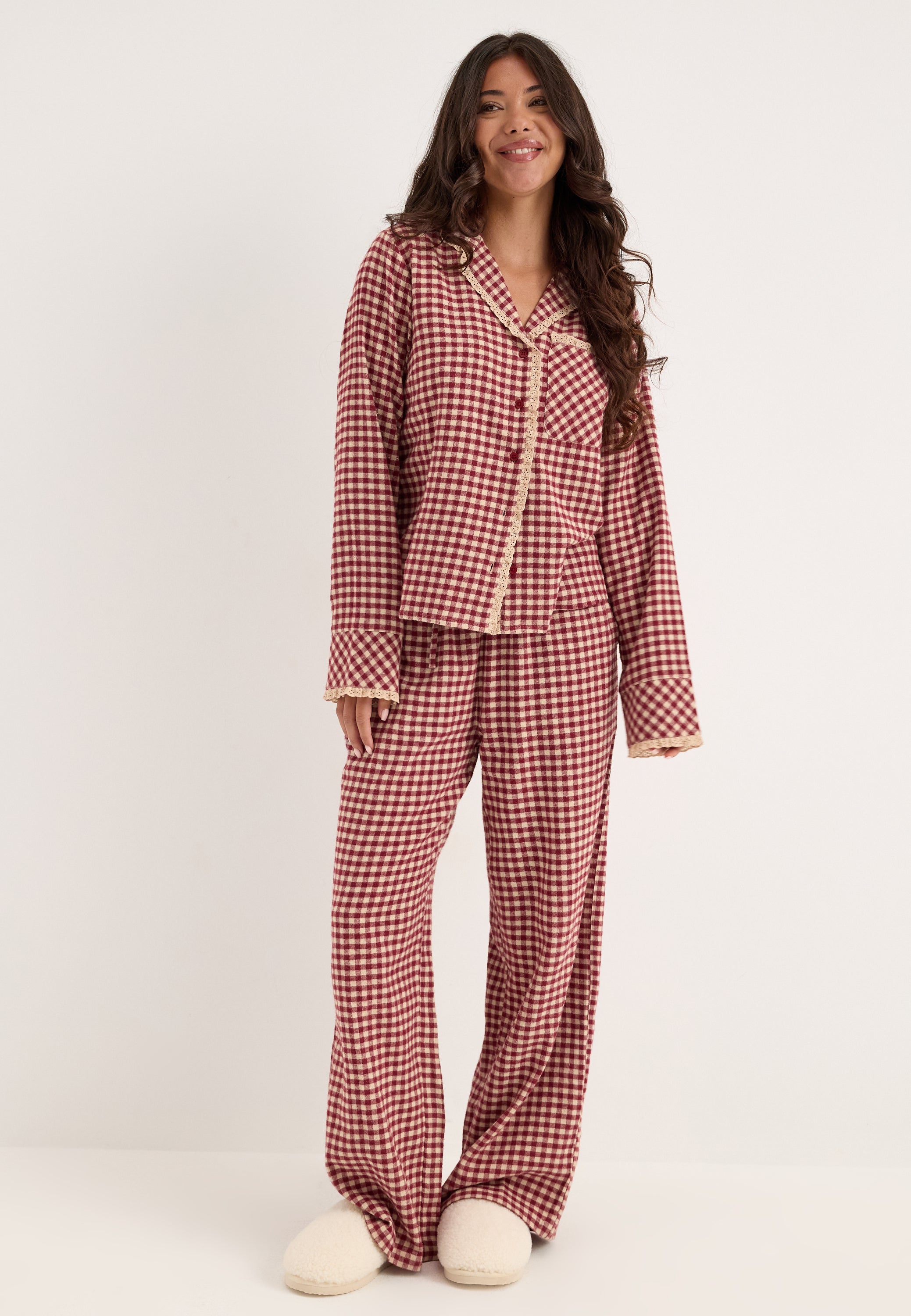 BUBBLEROOM Flannel Pajama Trousers