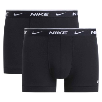 Nike 2P Essential Cotton Stretch Trunks Sort bomuld 2XL Herre