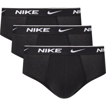 Nike 6P Everyday Essentials Cotton Stretch Hip Brief Sort bomuld 2XL Herre