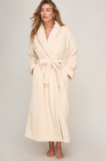 Hunkemöller Badekåbe Jacqueared Fleece Hvid