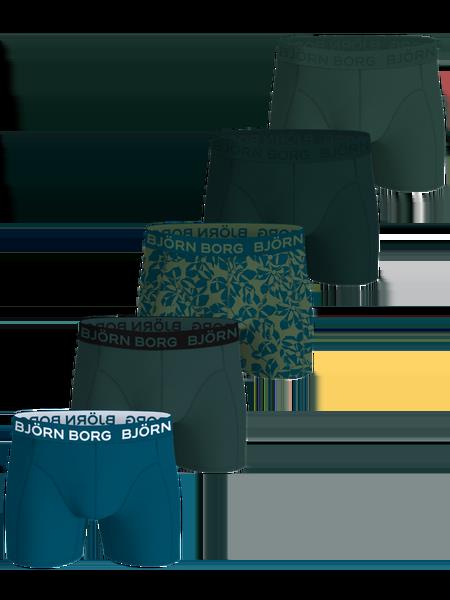Björn Borg Cotton Stretch Boxers 5-pack Blå, XS