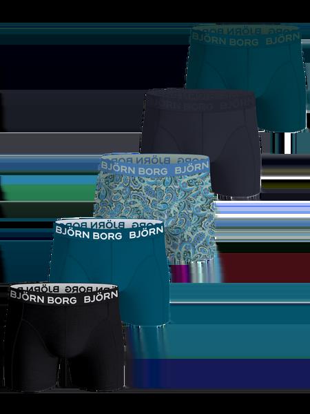Björn Borg Cotton Stretch Boxers 5-pack Sort, M