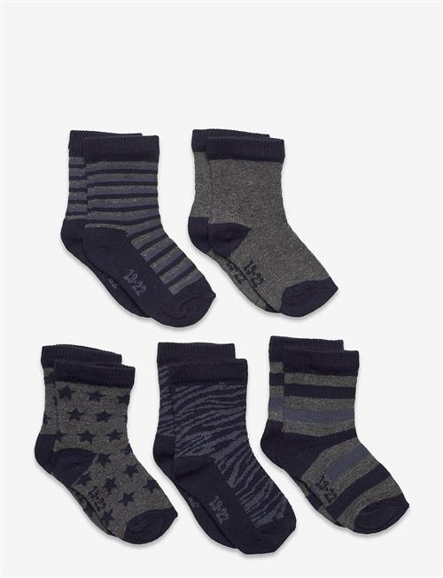 Minymo | Sock W. Pattern (5-Pack) | 27-30