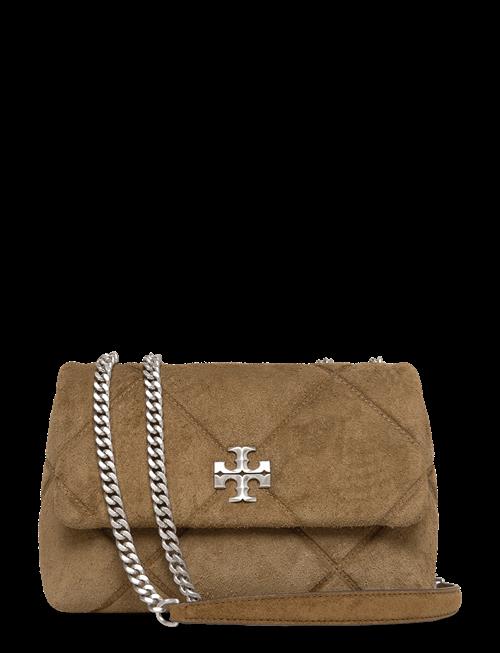 Tory Burch | Kira Diamond Quilt Suede Small Convertible Shoulder Bag | ONE SIZE