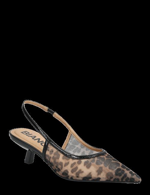 Bianco | Biakristin Kitten Heel Slingback Mesh | 36