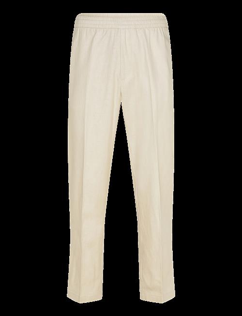 Calvin Klein | Straight Linen Pull On Pant | L