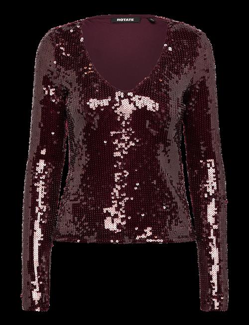 ROTATE | Sequins V-Neck Top | 38