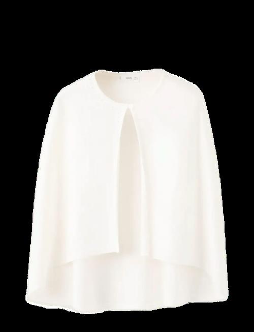 Mango | Knitted Cape With Lace Details | 152