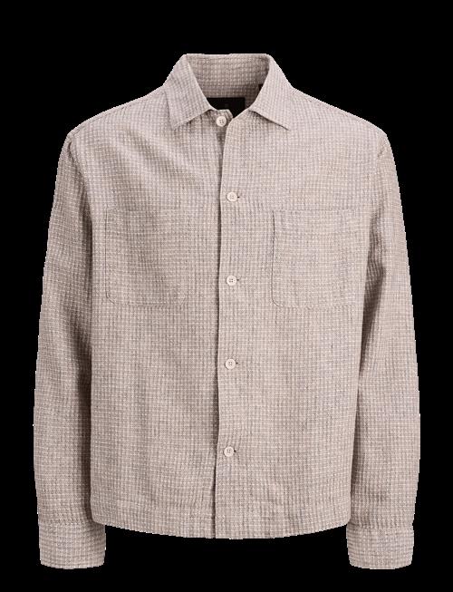Jack & Jones | Jprblamatt Linen Blend L/S Overshirt Sn | S