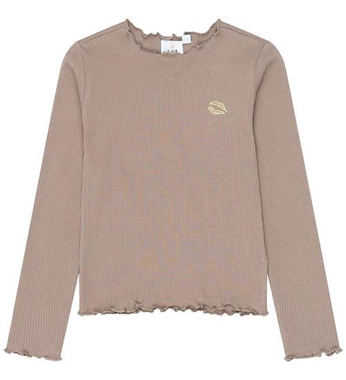 The New Bluse - Rib - TnYanna - Taupe Gray