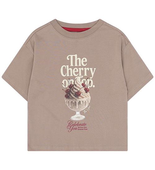 The New T-shirt - TnYoletta - Taupe Gray