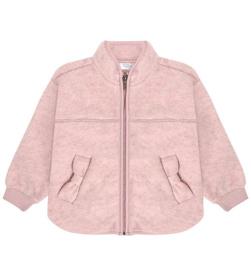 Hust and Claire Fleecejakke - Uld - HCEmi Zip Jacket - Heather