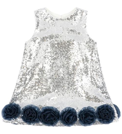 Konges Sløjd Kjole - Tindra Rose - Silver m. Pailletter