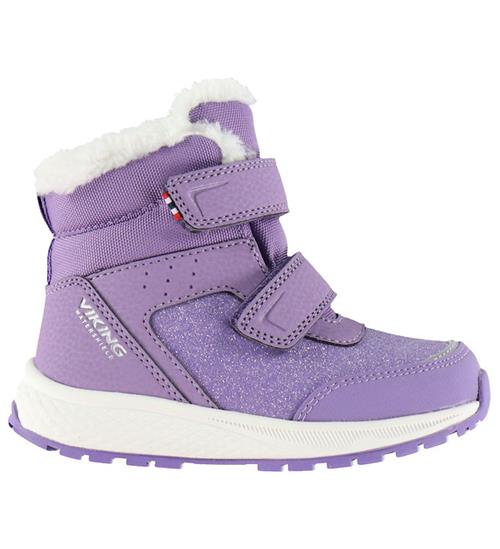 Viking Vinterstøvler - Tex - Equip - Violet m. Glimmer