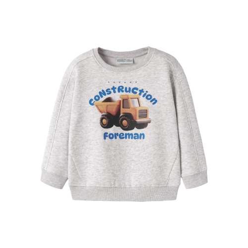 NAME IT Sweatshirt Onikkel Light Grey Melange
