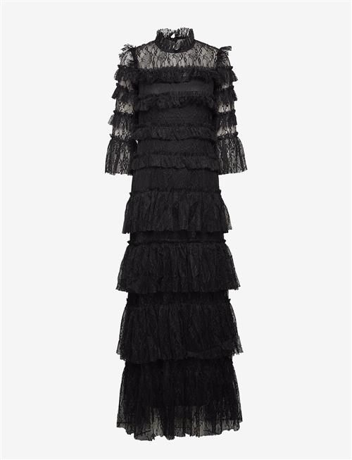 Malina | Carmine Long Sleeve Lace Maxi Dress | S