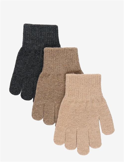 mikk-line | Magic Gloves 3 Pack W. Lurex | 8-16Y