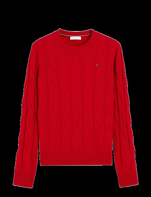 Tommy Hilfiger | Soft Wool Cable C-Nk Ls Swt | L