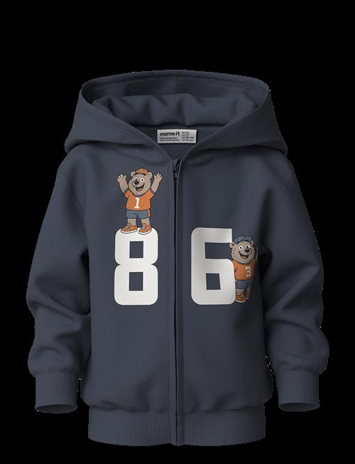 name it | -Nmmvoltinus Nreg Sweat Card Wh Bru | 110