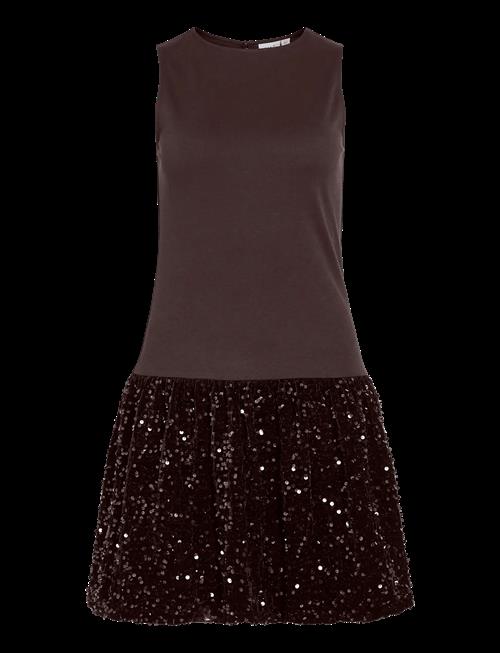 Vila | Vibelieve S/S Mix Sequins Dress/1/Pty/Ka | XS