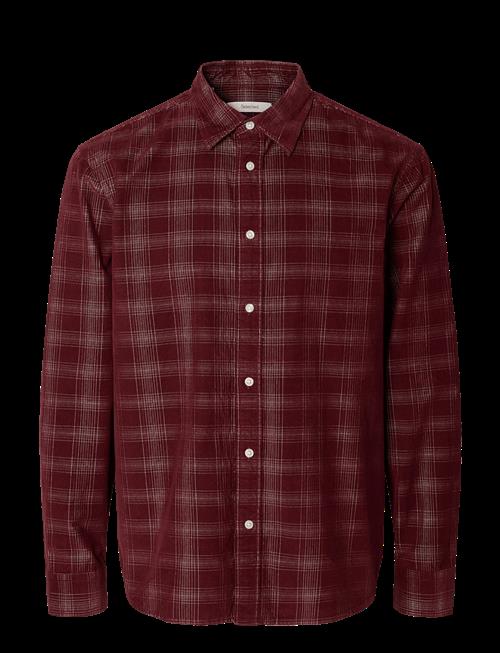 Selected | Slmregclaus Cord Yd Check Ls Shirt | S