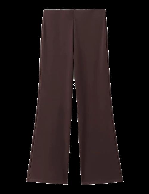 Mango | Fine-Knit Trousers With Elastic Waist | M