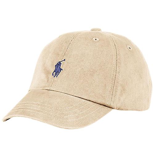 Ralph Lauren Logo Baseballkasket Khaki Classic Khaki 5-7 Y  Beige  5-7 år  Drenge