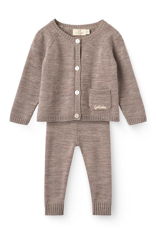 Copenhagen Colors Classic Merino Baby Set Natural Melange-74 cm  Creme  74 cm  Drenge, Piger
