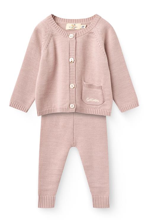 Copenhagen Colors Classic Merino Baby Set Soft Pink-74 cm  Lyserød  74 cm  Piger