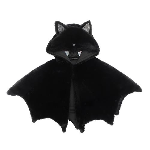 Mimi & Lula Bat Cape-udklædning Furry  Furry One Size  Sort  One Size  unisex