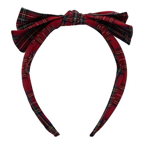 Mimi & Lula Hårbånd Red Tartan Edie Pony Pals  Red Tartan Edie Pony Pals One Size  Rød  One Size  Piger