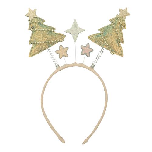 Mimi & Lula Alice Band Hårbånd-udklædning Christmas Tree Boppers  Christmas Tree Boppers One Size  Guld  One Size  Piger