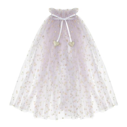 Mimi & Lula Cape-udklædning Lilac Heart  Lilac Heart One Size  Lilla  One Size  Drenge, Piger