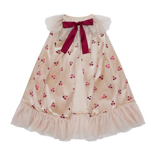 Mimi & Lula Klæd Dig Ud Med Fløjlskappe Velvet Cherries  Velvet Cherries One Size  Beige  One Size  Drenge, Piger