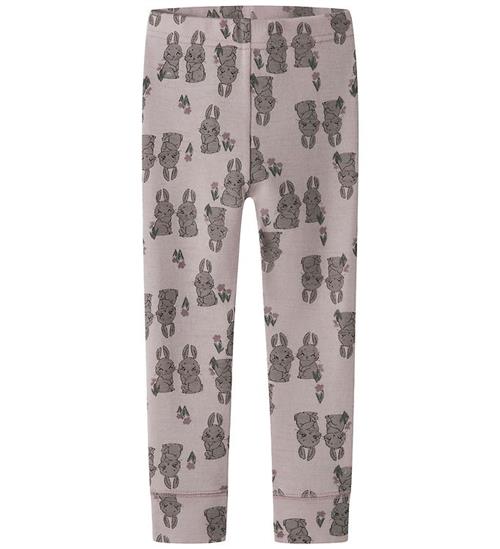 Name It Leggings - Uld - NmfWillow - Violet Ice/Bunnies