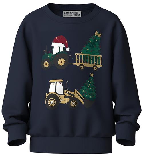 Name It Sweatshirt - NmmVoluf - Navy Blazer/Excavator