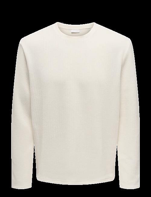 ONLY & SONS | Onstrey Life Reg Ls Strct Frml Tee | S