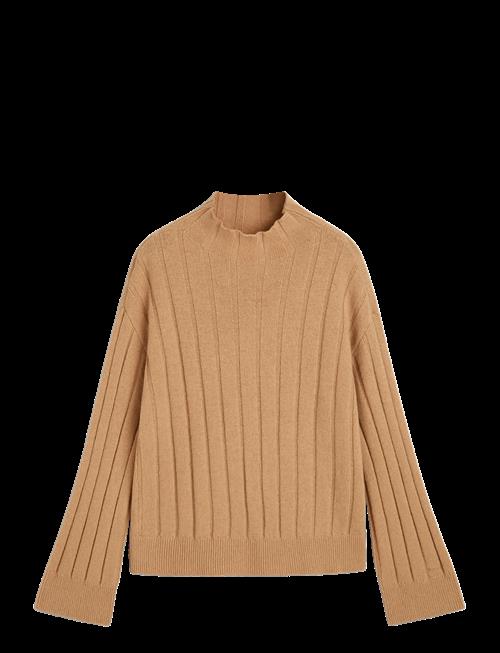 Gant | Wide Ribbed Wool Stand Collar | L