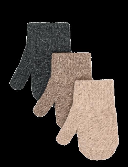 mikk-line | Magic Mittens 3 Pack W. Lurex | 2-4Y